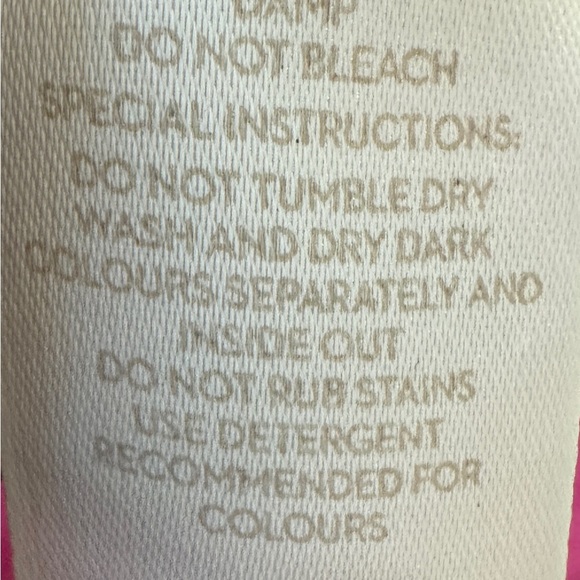 Boden Linen Blend Embroidered Skirt – Pink & Red – Size 6 - Picture 6 of 7